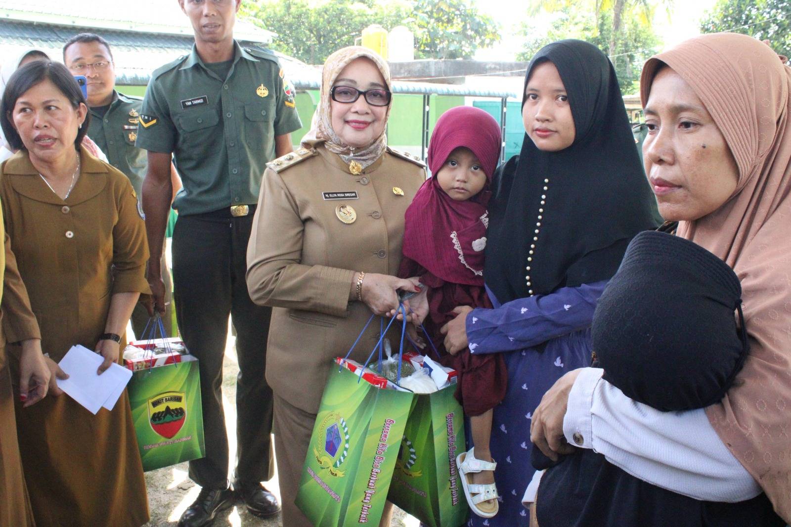 Wakil Bupati Resmikan Penggunaan Fasilitas Air Bersih TNI AD