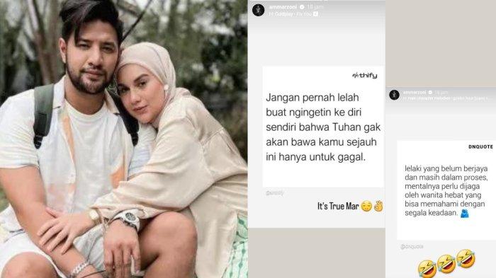 Hadapi Proses Cerai dari Irish Bella, Ammar Zoni Unggah Postingan Galau